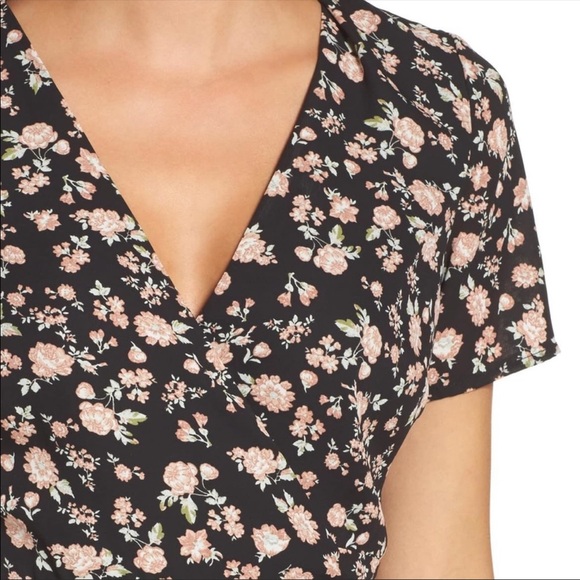 Bardot NWT Floral Wrap Dress - Picture 3 of 7